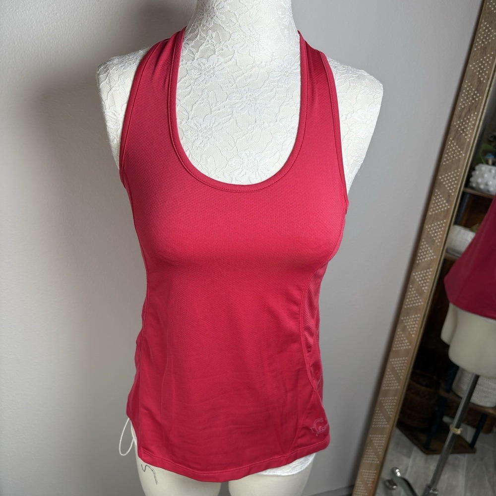REI Women S Pink Tank Top Gorpcore Athletic Polyester Spandex